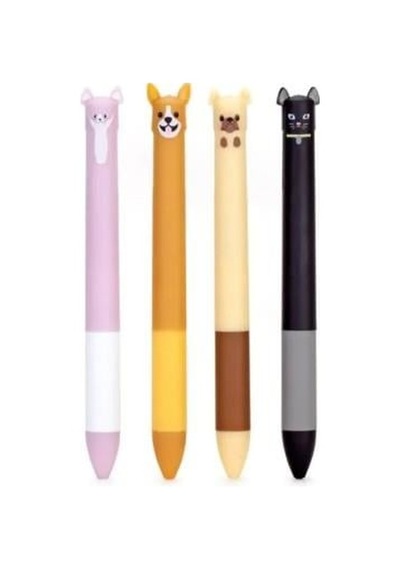 Kikkerland Dog & Cat Multi Renkli Tükenmez Kalem Çok Renkli