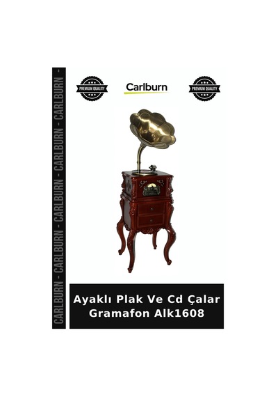 Özel Üretim Nostaljik Müzik Dekoratif Ahşap Retro Salon Ayaklı Plak Ve Cd Çalar Gramafon Alk1608