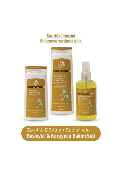 Selesta Life Isırgan Otu Ve Ginseng Özlü 3'lü Dökülme Karşıtı Saç Bakım Seti - Ve Dökülen Saçlar