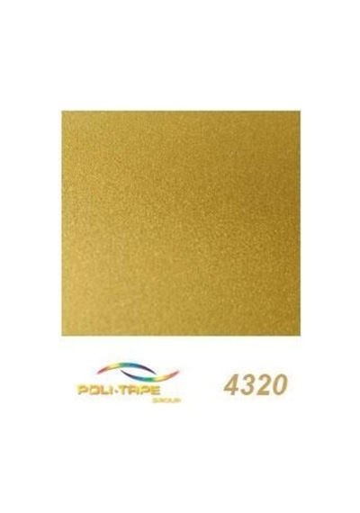 Poli Tape Metalik Altın Tekstil Transfer Folyosu - 51 Cm X 1 Metre Beyaz