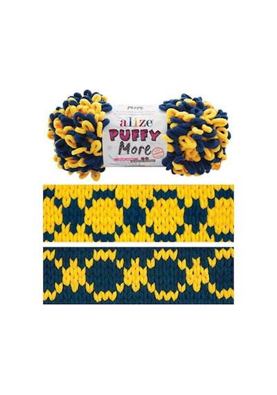 Puffy More El Örgü Ipliği, 1 Adet , Battaniye,şapka,atkı,yelek Bebek Ürünleri -6631-