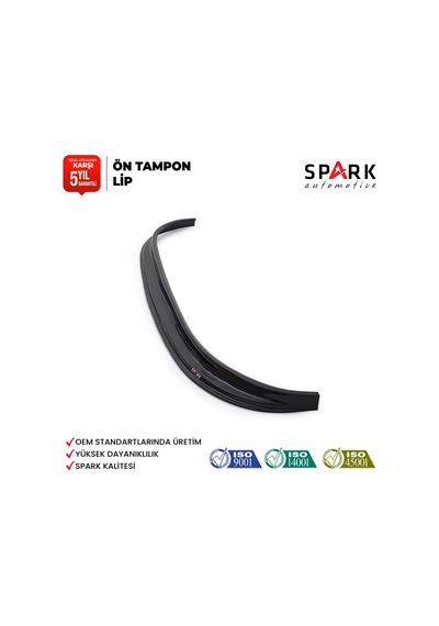 Fiat Ducato 1994-2006 Yıl Aralığı Uyumlu Ön Tampon Lip Siyah