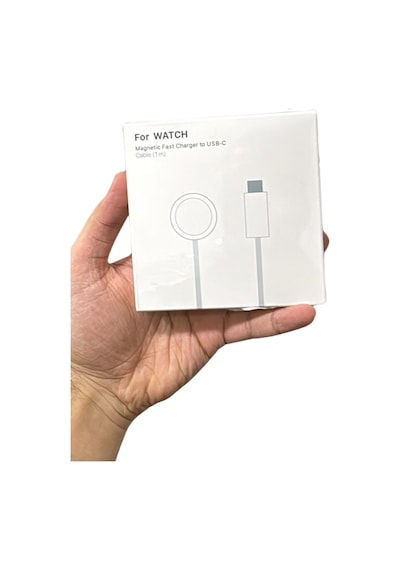Wearfitpro İos Apple Watch Modelleri İle Uyumlu Type-c Usb-c Manyetik Hızlı Şarj Kablosu 1 Metre