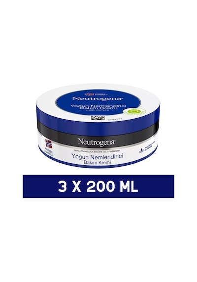 Neutrogena Norveç Yoğun Nemlendirici Bakım Kremi 3 x 200 ML Neutrogena Norveç Yoğun Nemlendirici Bakım Kremi 3 x 200 ML