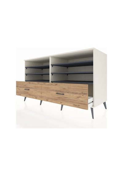 Kronos Konsol 6 Raflı 2 Çekmeceli 176x59x99 Aytaşı-antrasit/çam Antrasıt/atlas Çam - Aytası Kronos Konsol 6 Raflı 2 Çekmeceli 176x59x99 Aytaşı-antrasit/çam Antrasıt/atlas Çam - Aytası