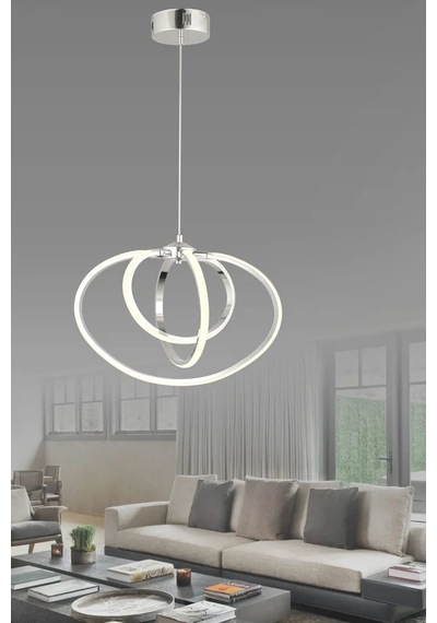 Jüpiter 3'lü Led Avize 2468-s97-5u-gx Krom