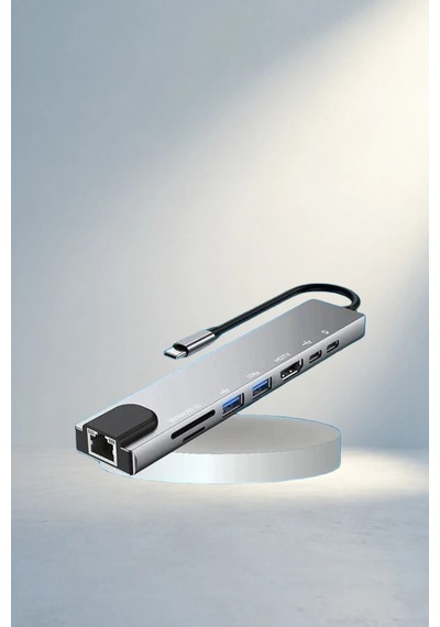Type-c Dönüştürücü 8 Port Macbook Uyumlu Çoklayıcı