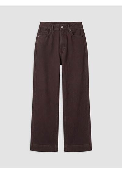 Lcw Modest Kahverengi Yüksek Bel Geniş Paça Kadın Pantolon