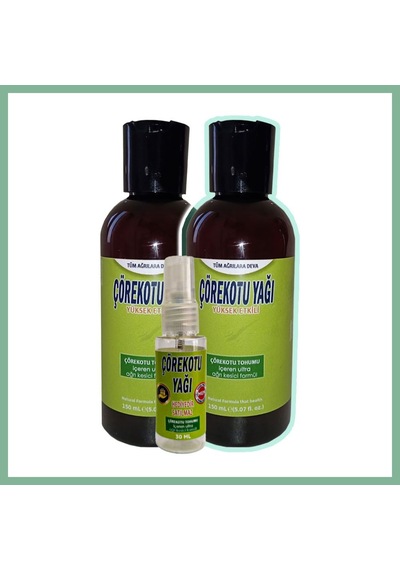 Bşkvirgo Çörek Otu Yağı 2 Adet 150 Ml Masaj Yağı + Çörek Otu Yağı Yağı 30 Ml Bsk2026