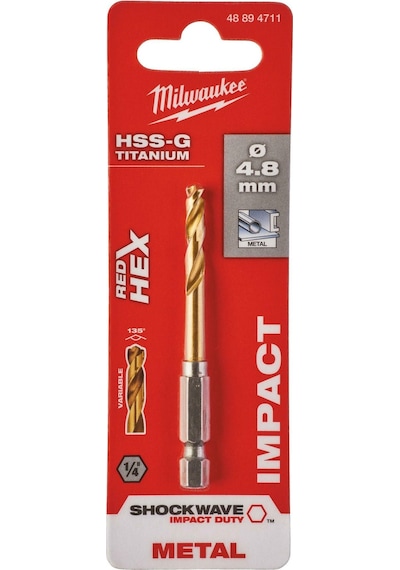 Milwaukee Metal Matkap Ucu Hex Girişli 4.8mm 48894711