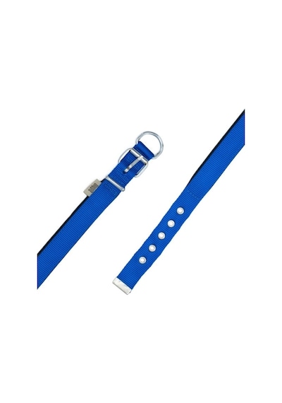 Doggie Konfor Dokuma Boyun Tasması Royalblue 2.5 x 42-50 CM Mavi