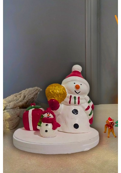 Yılbaşı Konseptli Noel Baba Modern Masa Süsü