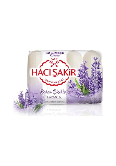 2 Adet Hacı Şakir Güzellik Sabunu Lavanta 4x70 G Diğer 14019229