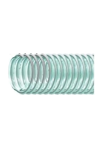 Ls Tipi Beyaz Spiralli Lavabo Sifon Hortumu Standart 1 1/2" - 50 Metre Renksiz/şeffaf