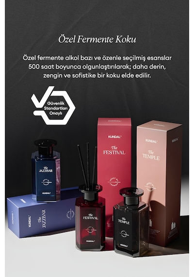 Şık Ve Dekoratif, Çubuklu Oda Kokusu - Difüzör Kundal Scent Of Moment Diffuser 200ml Jazz Bar Vanilya