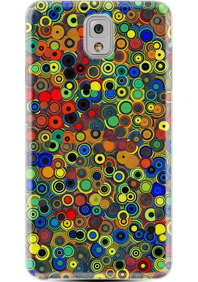 Samsung Uyumlu Galaxy Note 3 Kılıf Silikon Nazar Boncukları 1746