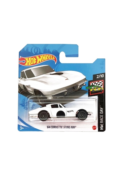Hot Wheels 64 Corvette Sting Ray Die Cast Hotwheels Diecast Corvette Sting Ray Beyaz