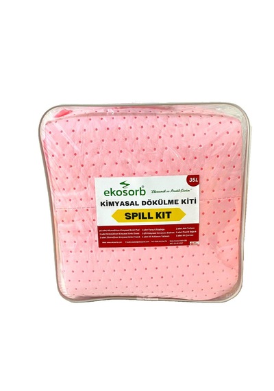 Semedis Kimyasal Dökülme Kiti 35 Litre Pembe