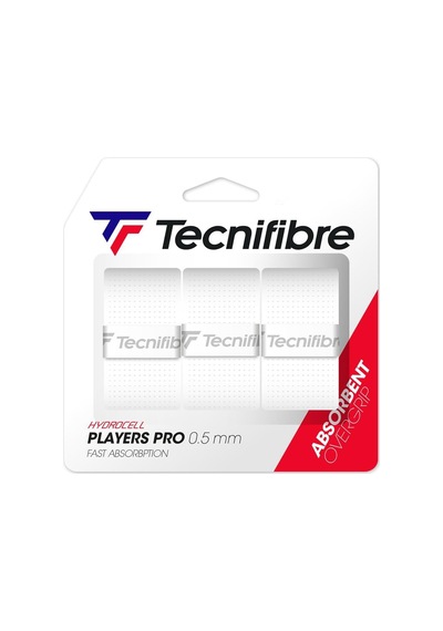 Tecnifibre Players Pro Overgrip 3'lü 0.5mm Beyaz Tenis Gribi 52atpplawh Çok Renkli