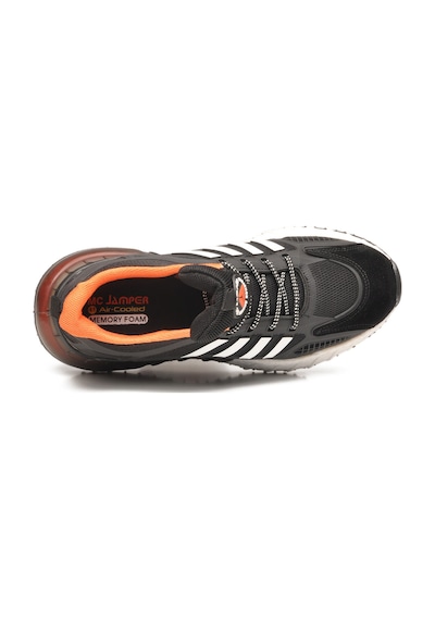 Siyah Beyaz Memory Foam Hafif Esnek Erkek Spor Ayakkabı 2237 M Siyah - Beyaz