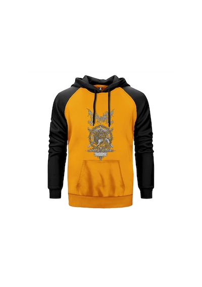 Mayhem A Season İn Blasphemy Sarı Renk Reglan Kol Sweatshirt Sarı