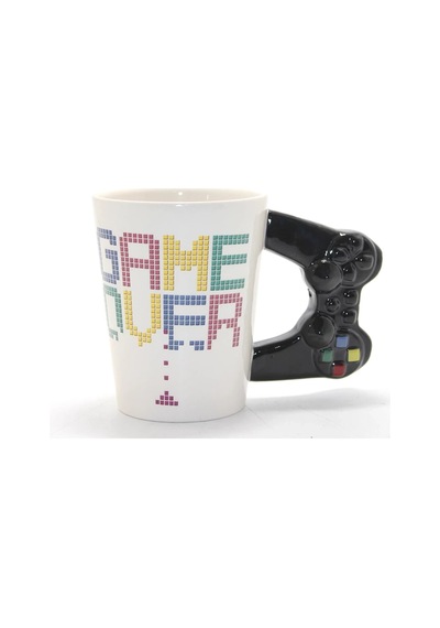 Game Over Porselen Kupa Bardak Alk2381 Çok Renkli