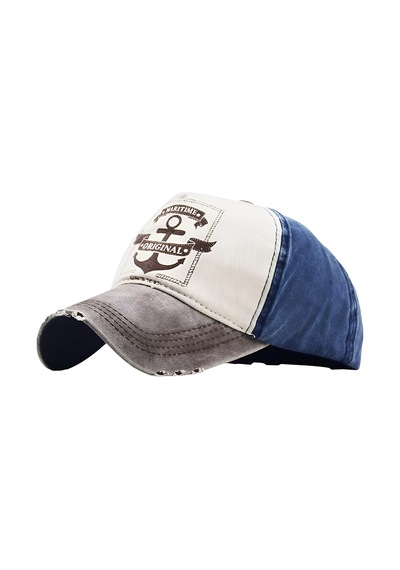 Tezzgelsin Unisex Pamuklu Maritime Orginal Eskitme Kep Şapka Füme Lacivert