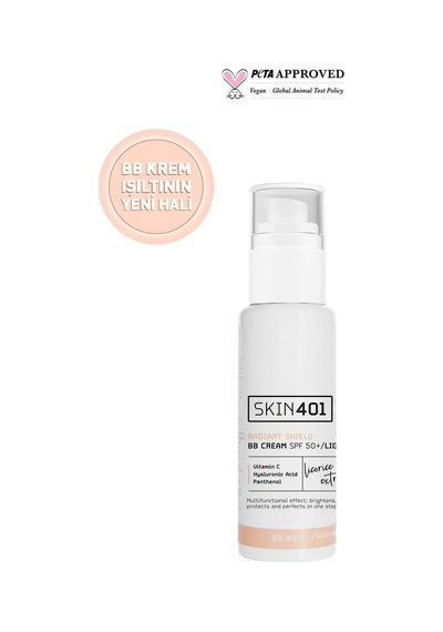 Skin401 Multi-fonksiyonel Aydınlatıcı Bb Krem Spf 50+ / Açık Cilt Tonu 50ml Light Tone Light