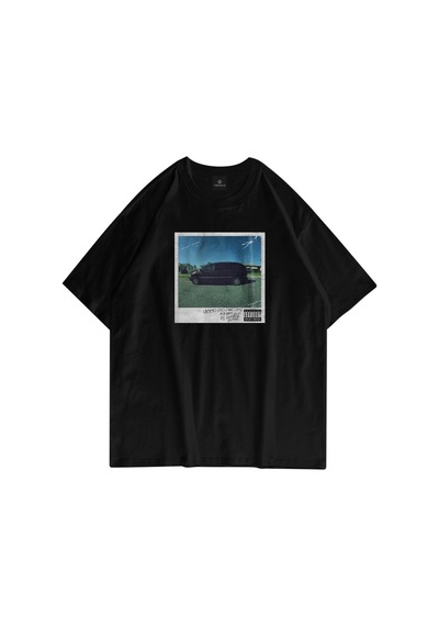 Flood Of Style Unisex M.a.a.d City Kendrick Lamar Siyah Tshirt