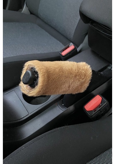 Yumuşak Peluş El Freni Süsü Kahverengi