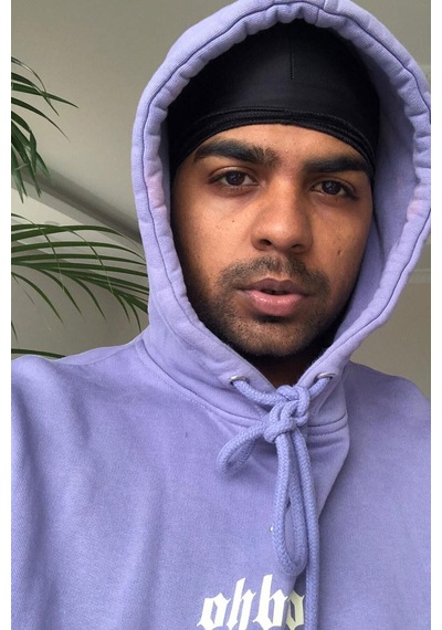 Siyah Durag Bandana Siyah Siyah