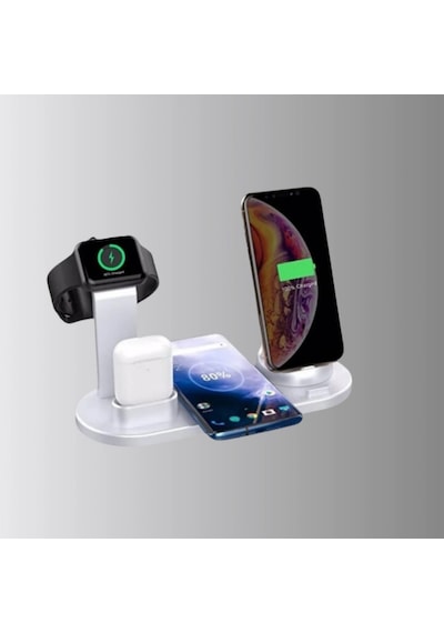 Kablosuz Şarj İstasyonu 4 Ü 1 Arada Apple iPhone Uyumlu Apple Watch Uyumlu Ve Apple Airpods Uyumlu  26347337