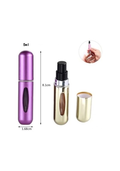 5ml Cep Parfüm Şişesi 1 Adet Seyahat Boy Çantalık Doldurulabilir Şişe Belirtilmemiş