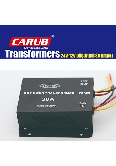 Carub Düşürü 24 Volt 12 Volt'a Düşürücü 30 Amper