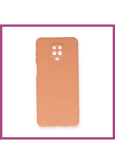 Gees Global Redmi Note 9 Pro Kılıf Nano İçi Kadife Silikon - Turuncu Gbzs