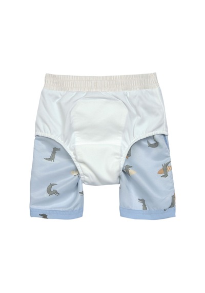 Lassig Crocodile Uv Korumalı Mayo Şort Sky Blue Mavi