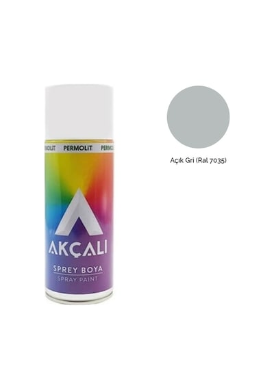 Akçalı Sprey Boya R7035 Açık Gri Ral 7035 400 Ml.