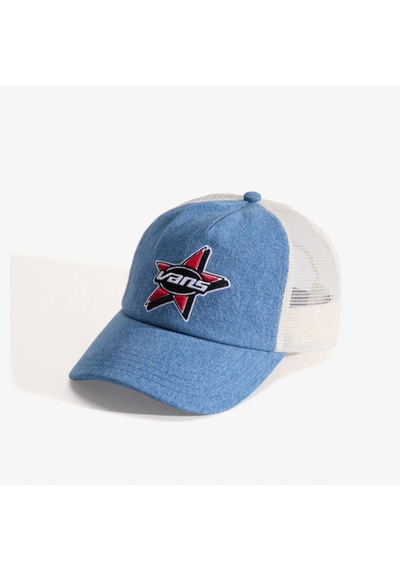 Vans Marked Jockey Trucker Unisex Mavi Şapka Vn000t20cdx1
