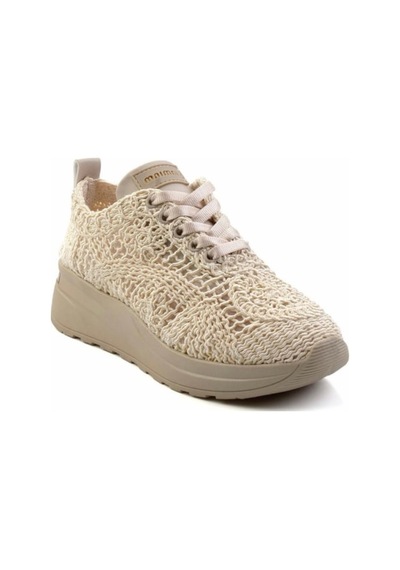 Dantel Örgü Ortopedik Sneaker Bej