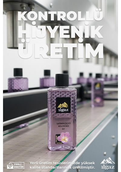 Ilgaz Safran Çiçeği Kolonyası 2'li Set 80 Derece 400 Ml Elegance Series
