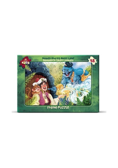 Alaaddin'In Sihirli Lambası 48 Parça Puzzle/Yapboz