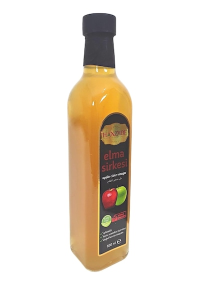 Elma Sirkesi 500 Ml X 2 Adet Doğal Fermantasyon İçilebilir Katkısız Cam Şişe