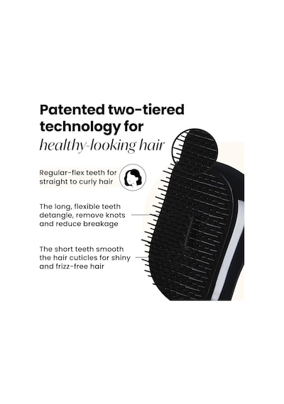 Tangle Teezer Compact Styler Rose Gold Black Saç Fırçası -seyahat Ve Çanta Boy Tarak