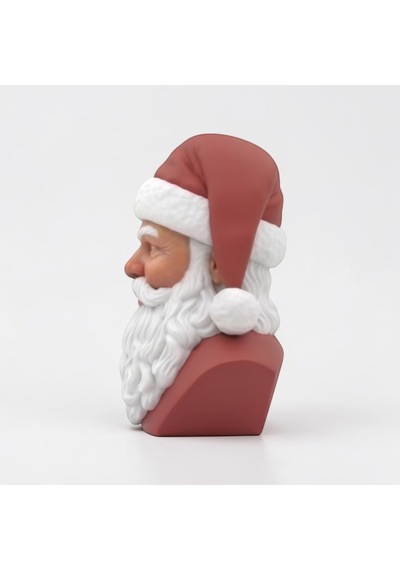 Happy3dworld Noel Baba Büst Kulaklık Standı, 3d Baskı Dj Noel Dekoru