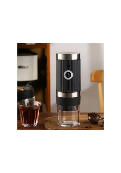 4 Adet Kahve Değirmeni Usb Şarjlı Kompakt Öğütücü, Kahve Makinası Uyumlu, Grinder 20x6 Cm