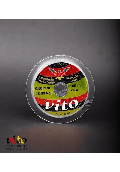 Vito Süper Strong Monoflament Şeffaf Misina 160 Metre 0,50mm - Standart
