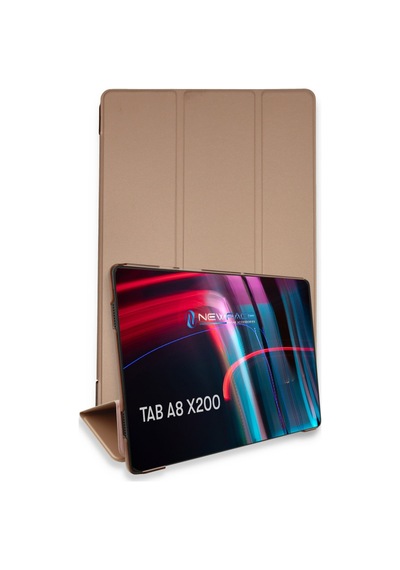 Hemengo Samsung Galaxy Uyumlu X200 Tab A8 10.5 Kılıf Tablet Smart Kılıf - Rose Gold Hmngobzs