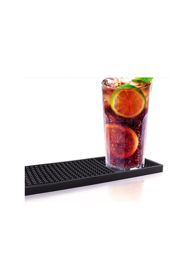 8x61 cm. Mat Siyah Renk Büyük Bar Lastiği cin380