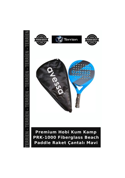 Özel Üretim Prk-1000 Fiberglass Beach Paddle Raket Çantalı Mavi Oyun Pazar Rekabet