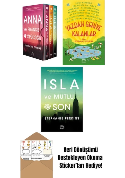 Anna Lola Isla Serisi Kutulu Set 3 Kitap + Yazdan Geriye Kalanlar + Isla Ve Mutlu Son